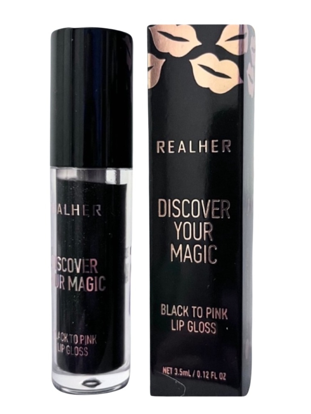 RealHer Black to Pink Lip Gloss | NEW
